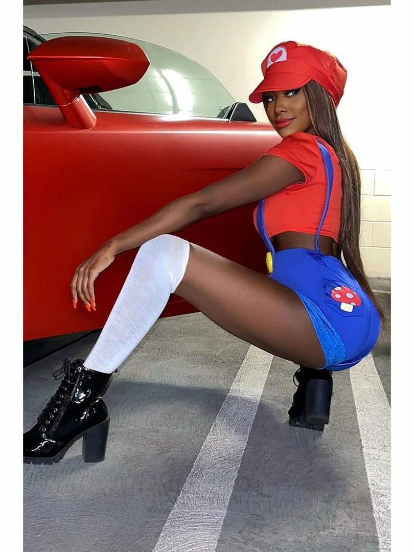 Leg Avenue Super Mario Brother Gamer Babe Sexy Costume Costumes 2 Leg Avenue Super Mario Brother Gamer Babe Sexy Costume Costumes