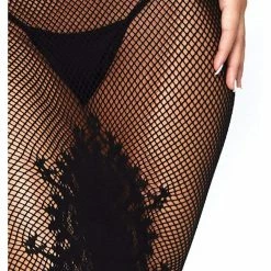 Leg Avenue Lingerie Take Me Now Fishnet & Lace Bodystocking Dress