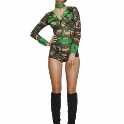 Fortune Sales Store 36 Smiffys Sexy Army Combat Warrior Costume